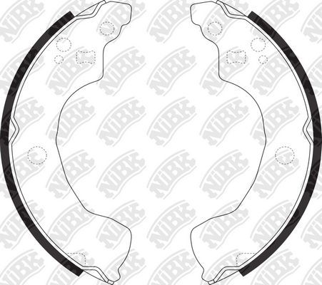 Тормозные колодки NiBK. Артикул FN1247