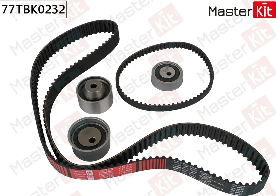 77TBK0232 Комплект ремня ГРМ Mitsubishi OUTLANDER I (CU_W) 2001 - 2008 (Master KIT). Артикул 77tbk0232