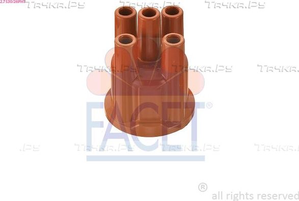 Крышка распределителя зажигания Facet Made in Italy - OE Equivalent. Артикул 2.7530/26PHT