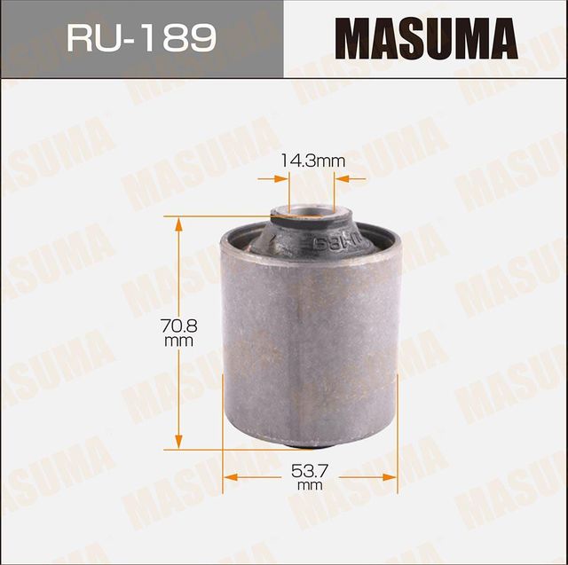 Сайлентблок заднего рычага подвески Masuma. Артикул RU-189