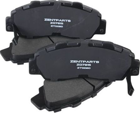 Тормозные колодки Zentparts. Артикул Z07815
