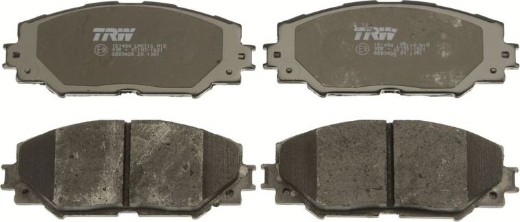 Тормозные колодки TRW COTEC передние для Toyota Noah II (R70) 2007-2013. Артикул GDB3425