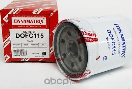Фильтр маслянный (Dynamatrix-Korea). Артикул DOFC115