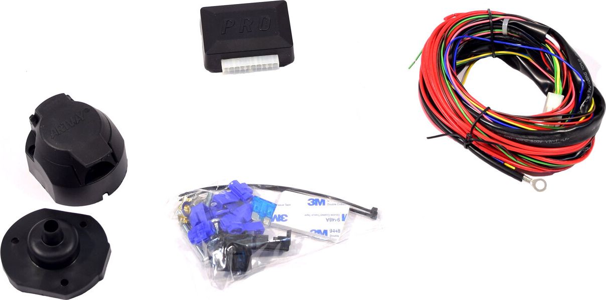 Универсальная электрика Artway с блоком согласования для всех классов автомобилей 7-контактная. Артикул ARTWAY SC-PRO-100 N