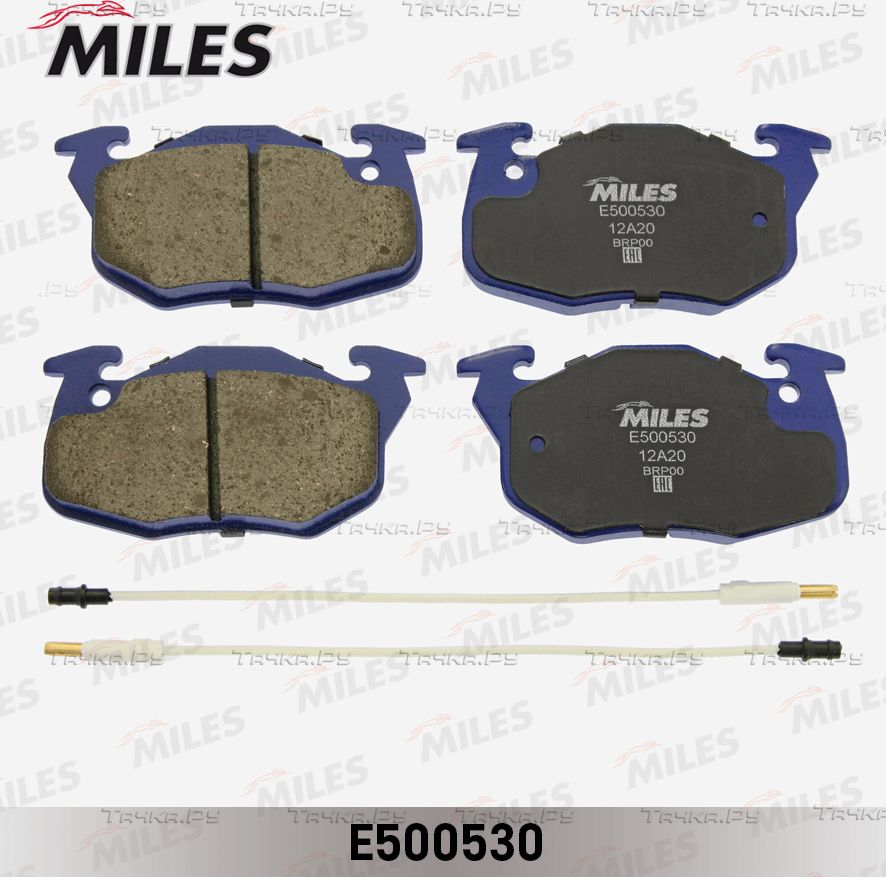 Тормозные колодки Miles (Керамика) передние для Renault 5 I 1985-1985. Артикул E500530