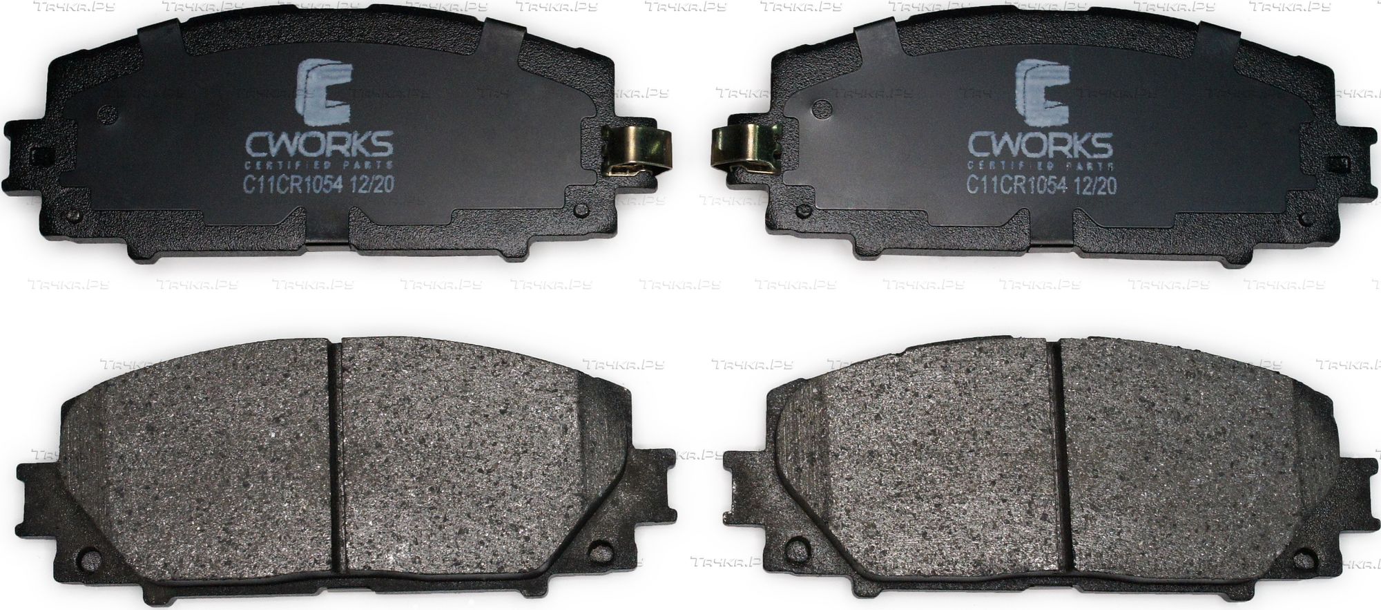 Тормозные колодки Cworks передние для Lexus CT I 2010-2018. Артикул C11CR1054
