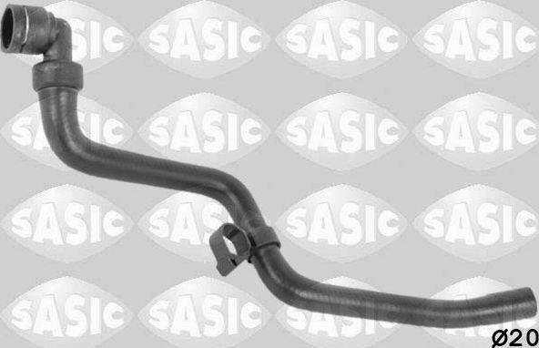 Патрубок радиатора (системы охлаждения) Sasic для Opel Astra J 2009-2017. Артикул 3406332