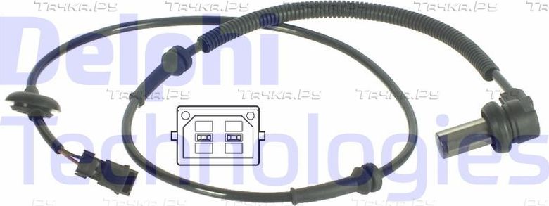 Датчик ABS Delphi передний для Audi S4 I (B5) 1997-1998. Артикул SS20004