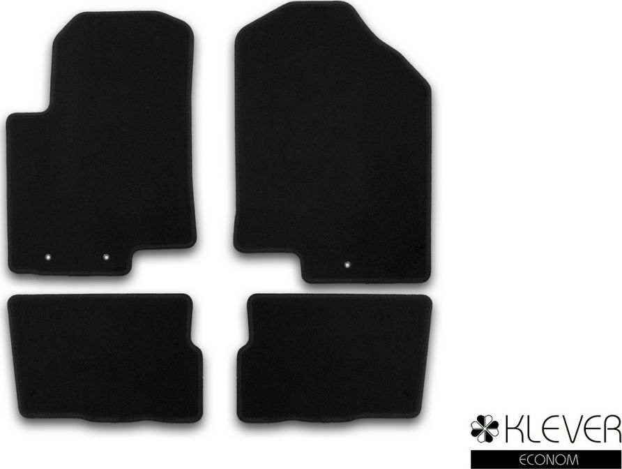 Коврики Klever Econom для салона Kia Soul хэтчбек 2008-2011. Артикул KVR01253701200k
