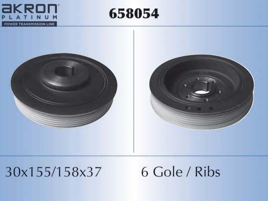 Шкив коленвала Malò. Артикул 658054