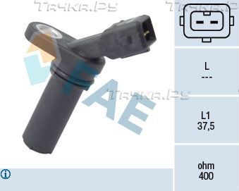 Датчик положения коленвала FAE для Ford Escort V 1990-2001. Артикул 79179