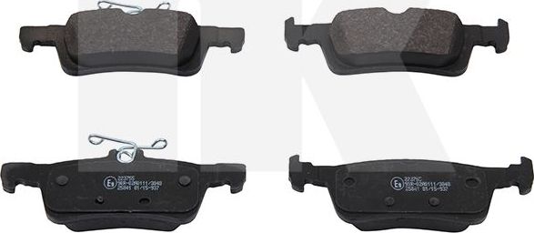 Тормозные колодки NK. Артикул 223755