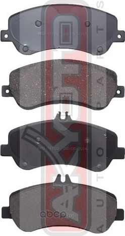 Колодки тормозные MB X204 передн. (Asva). Артикул AKD16103