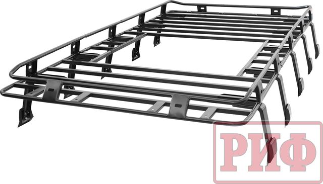 Багажник (корзина) 1500х2750 мм РИФ для ГАЗ Соболь (с люком) 1998-2026. Артикул RIFGAZ-roof3