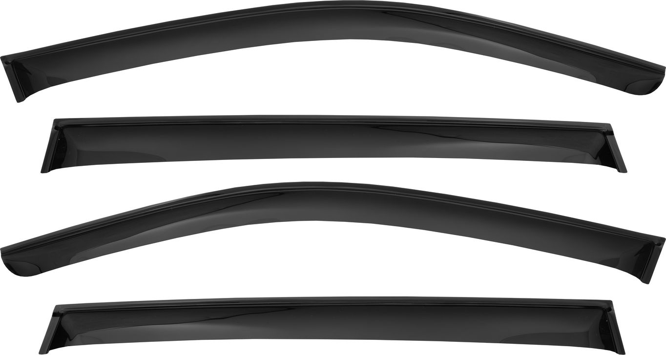 Дефлекторы REIN для окон (накладной скотч 3М) (4 шт.) Volkswagen Tiguan II 2017-2026. Артикул REINWV1006