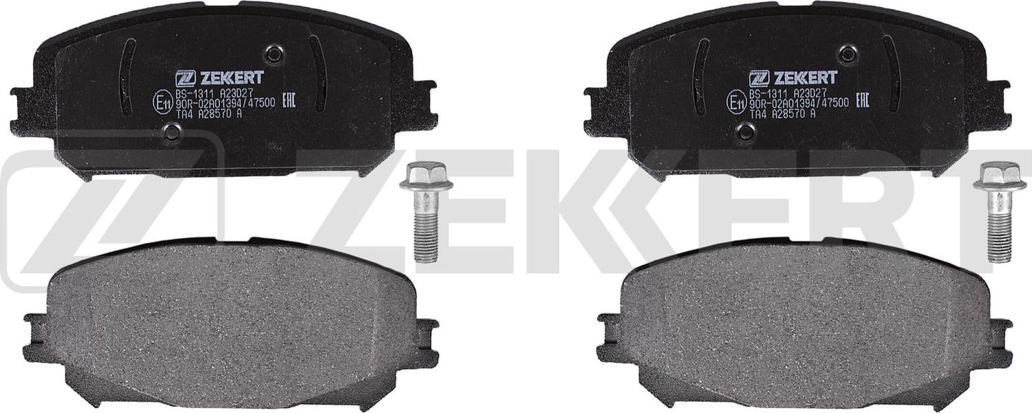 Тормозные колодки Zekkert. Артикул BS-1311