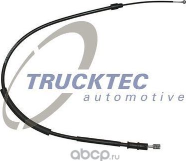 Трос ручника (тросик ручного тормоза) Trucktec Automotive. Артикул 02.35.370