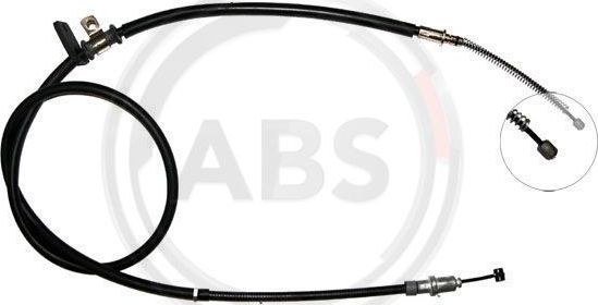 Трос ручника (тросик ручного тормоза) ABS. Артикул K14857