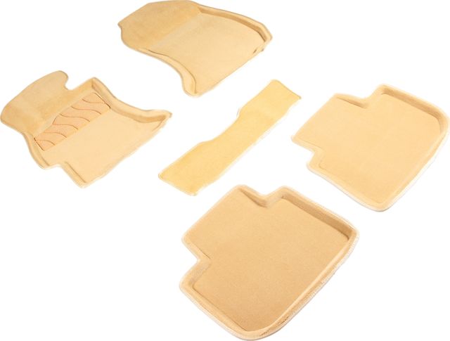 Коврики Seintex 3D ворсовые для салона Subaru XV I 2012-2016 БЕЖЕВЫЕ. Артикул 84758