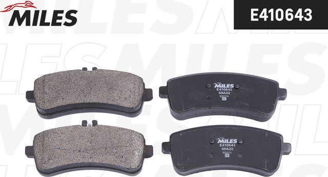 Тормозные колодки Miles (Low-Metallic). Артикул E410643