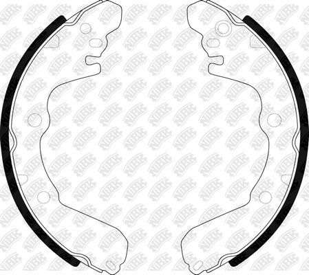 Тормозные колодки NiBK. Артикул FN6687