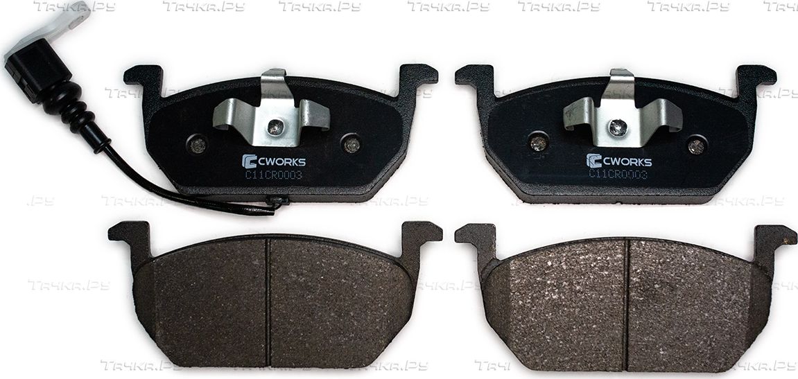 Тормозные колодки Cworks передние для SEAT Leon III 2012-2026. Артикул C11CR0003