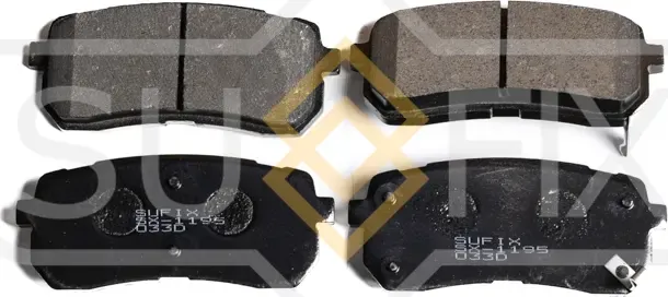 Колодки тормозные дисковые | зад прав/лев | (Sufix). Артикул SX-1195