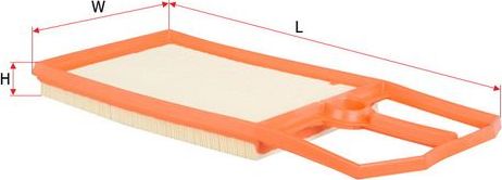 Воздушный фильтр Sakura. Артикул A-31870