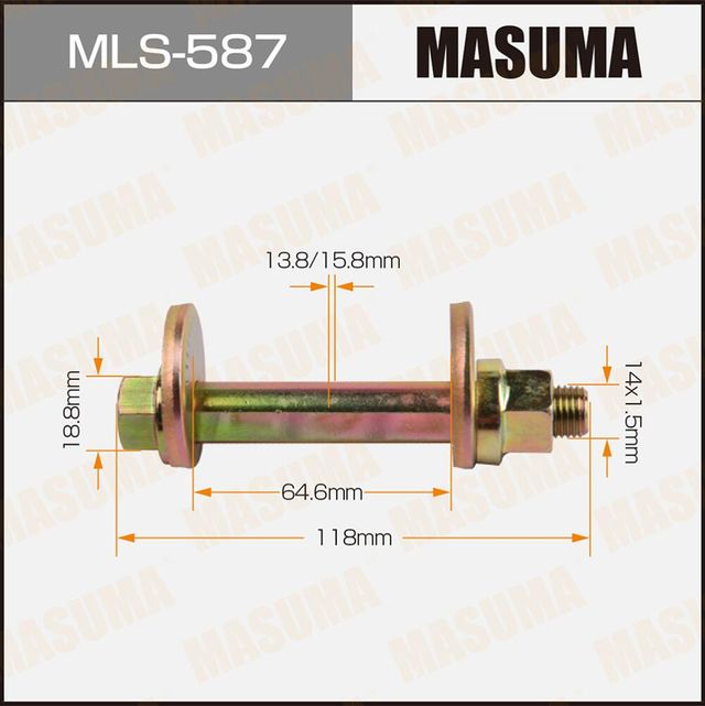 Болт развальный Masuma. Артикул MLS-587