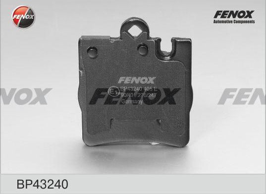 Тормозные колодки Fenox. Артикул BP43240