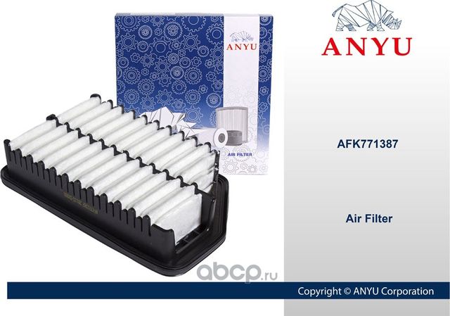 Фильтр воздушный (Anyu). Артикул AFK771387