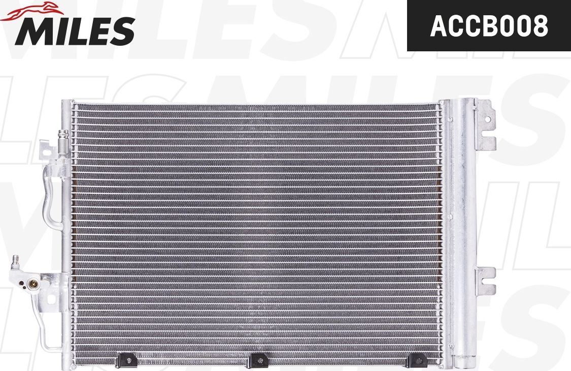 Радиатор кондиционера (конденсатор) Miles (алюминий). Артикул ACCB008