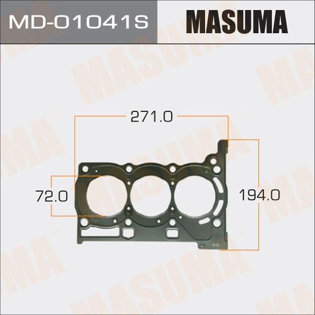 Прокладка ГБЦ Masuma. Артикул MD-01041S