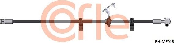 Тормозной шланг Cofle. Артикул 92.BH.ME018