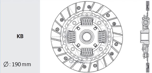 ДИСК СЦЕПЛЕНИЯ (Valeo) Valeo. Артикул NS29