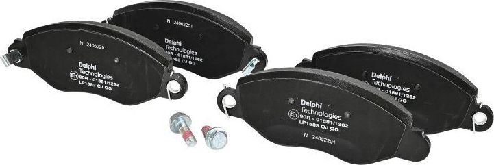 Тормозные колодки Delphi (Low-Metallic). Артикул LP1583