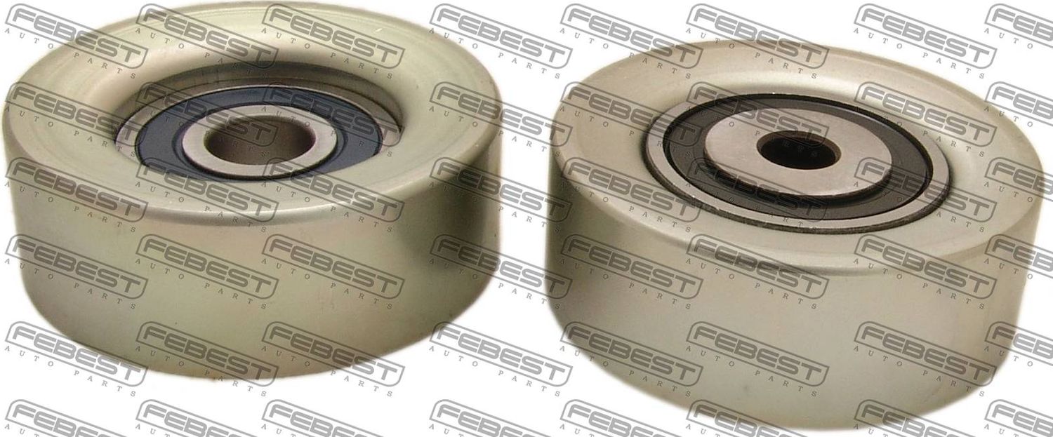 Натяжной ролик (натяжитель) приводного поликлинового ремня Febest. Артикул 0387-YF4-KIT