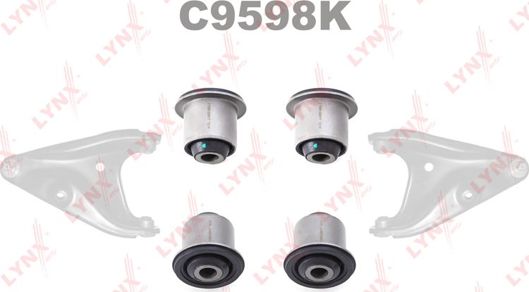 Сайлентблок переднего рычага подвески LYNXauto KIT. Артикул C9598K