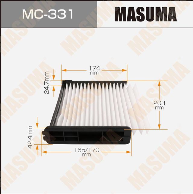 Салонный фильтр Masuma для Nissan Note I 2006-2012. Артикул MC-331