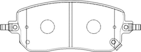 Тормозные колодки CTR. Артикул GK1538