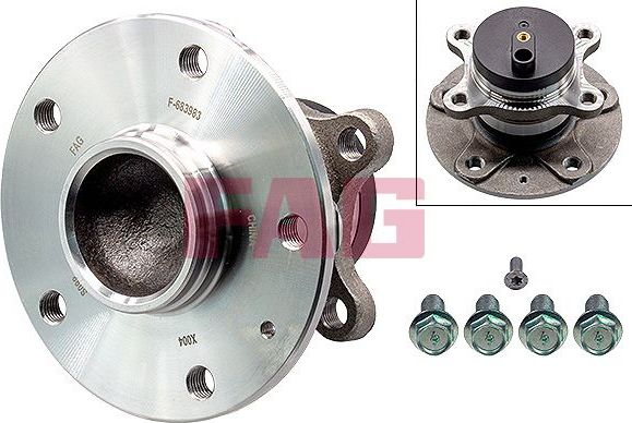 Ступица колеса с интегрированным подшипником Fag задняя для Suzuki Vitara II 2015-2026. Артикул 713 6235 40