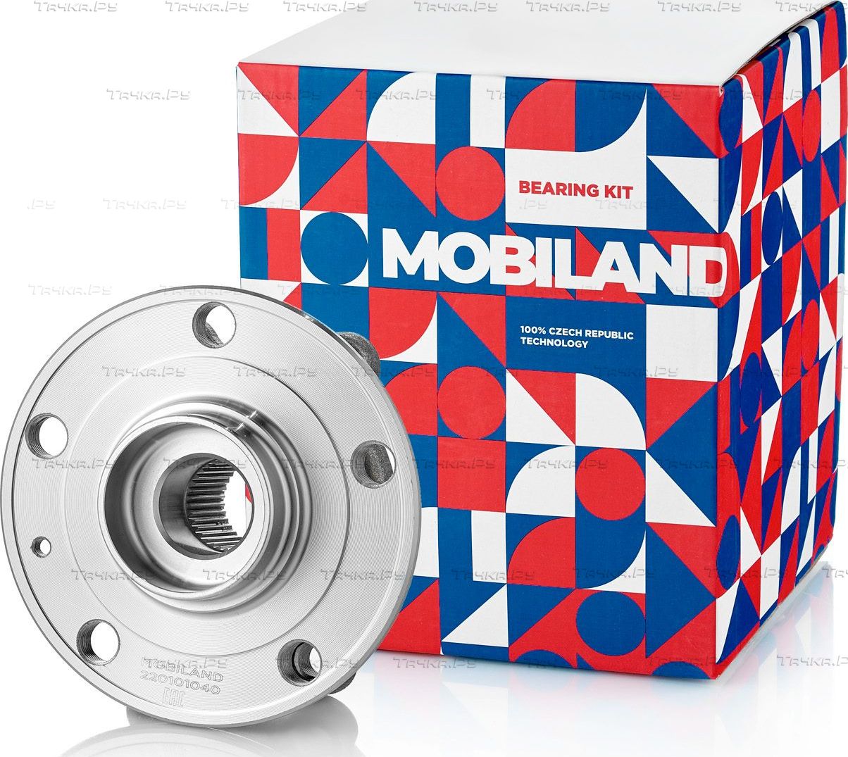 Ступица колеса (в сборе) Mobiland передняя для Volkswagen Jetta VI 2010-2019. Артикул 220101040