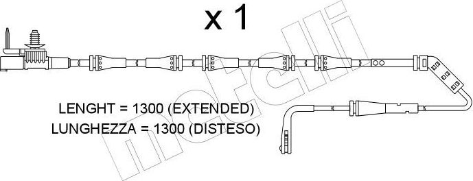 Датчик износа тормозных колодок  Metelli. Артикул SU.400