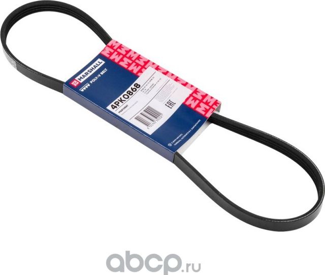 Ремень поликлиновой 4PK0868 BMW X5 06 13 BMW X6 07 14 Citroen Jumper Toyota 4 Ru (Marshall). Артикул M6310547