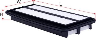 Воздушный фильтр Sakura. Артикул A-16870