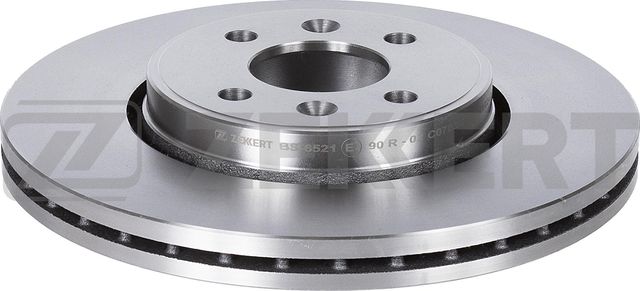 Тормозной диск Zekkert передний для Renault Wind 2010-2013. Артикул BS-6521