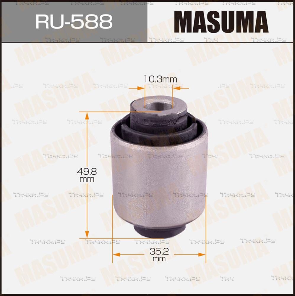 Сайлентблок заднего рычага подвески Masuma. Артикул RU-588