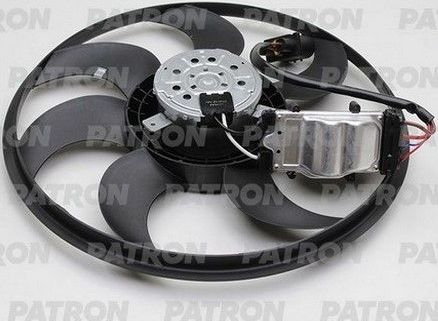 Вентилятор радиатора двигателя Patron правый для Audi Q7 I (4L) 2006-2015. Артикул PFN177