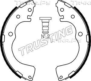 Тормозные колодки Trusting задние для Mazda MPV II (LW) 1999-2005. Артикул 049.152