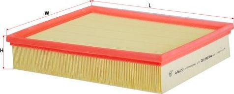 Воздушный фильтр Sakura для Dodge Nitro 2006-2012. Артикул A-66150